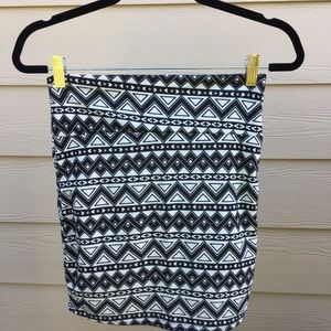 Tribal mini skirt